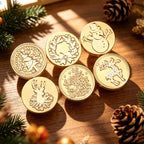 CloudNook Wax Seal Stamp Head-Christmas Blessing Envelope Sealing