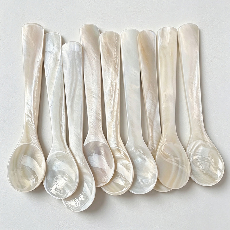 CouldNook Shell Condiment Spoon - Comfortable Handheld Shape Table Setting
