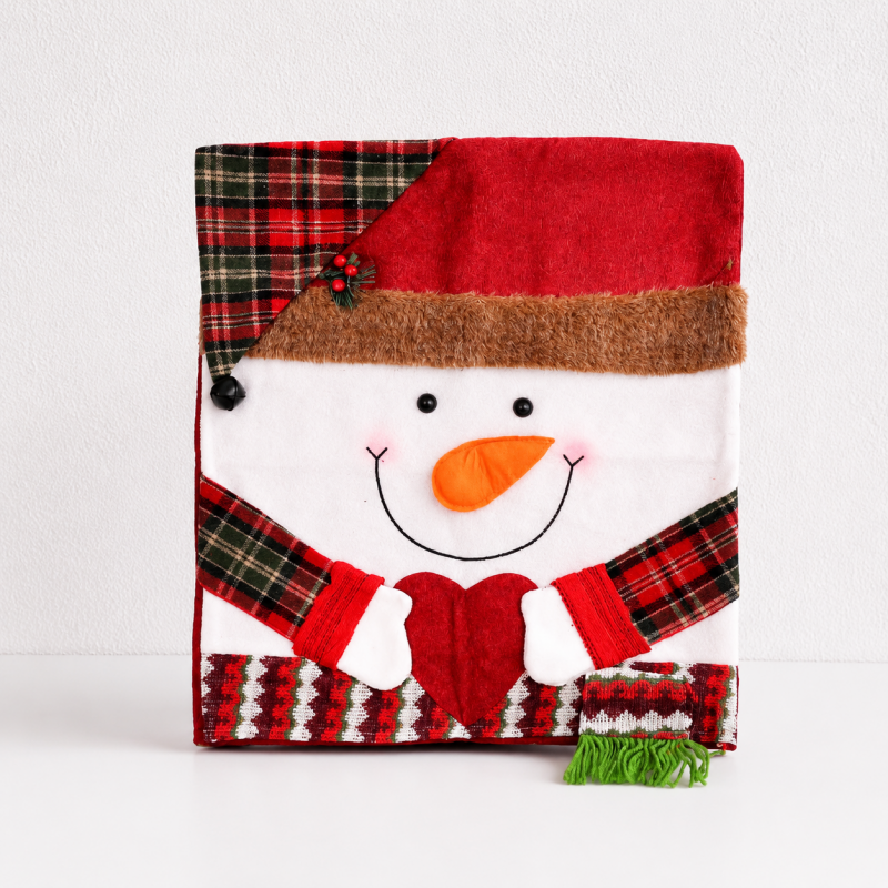 CouldNook Christmas Chair Back Cover - Character Faces and Seasonal Patterns
