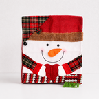 CouldNook Christmas Chair Back Cover - Character Faces and Seasonal Patterns