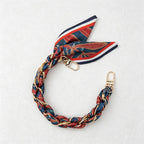 CloudNook Silk Scarf Phone Wrist Strap‑Braided Anti‑Lost Lanyard