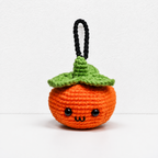 CouldNook Halloween Yarn Keychain Charm - Ghosts Pumpkins and Spider