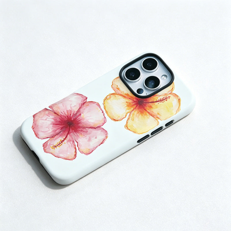 CouldNook Floral Phone Case - Watercolor Flower Pattern Cover