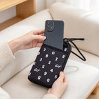 CouldNook Number Print Crossbody Pouch - Cord Strap