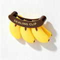 CouldNook Banana Bag Clip Set - Hanging Fruit Shapes and Curved Holder