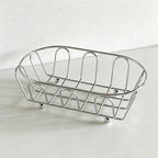 CouldNook Stainless‑Steel Wire Storage Basket‑Ins Style Desktop Organizer for Cosmetics & Jewelry