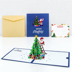 CouldNook Christmas Pop Up Greeting Card - Dimensional Holiday Scenes