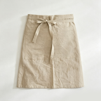 CouldNook Natural Texture Half Apron - Waist Kitchen Accent