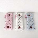Star Print Cable Organizer - Folded Fabric Wrap