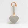 CouldNook Rhinestone Heart Keychain - Crystal Bag Charm