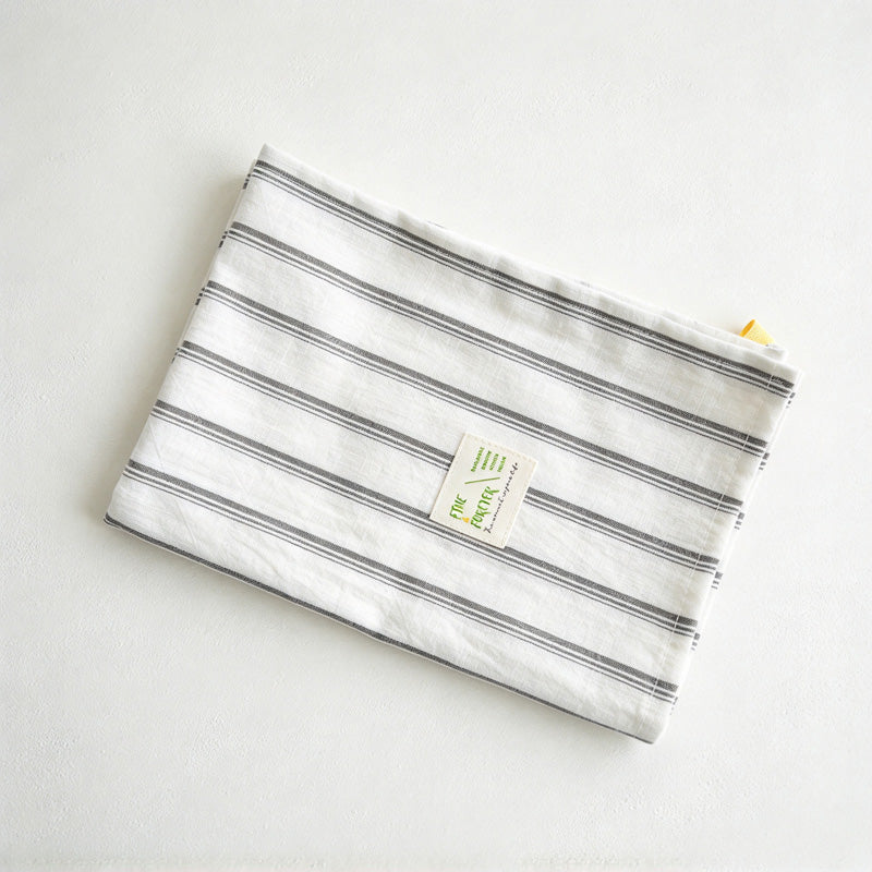 CouldNook Striped Kitchen Cloth - Hanging Loop And Sewn Label