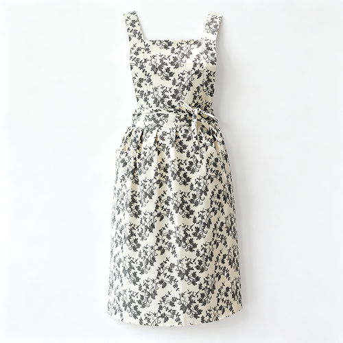 CouldNook Botanical Crossback Apron - Graceful Home Kitchen Coverage