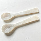 CouldNook Compact Shell Dessert Spoon - Multiple Recorded Sizes