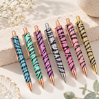 CouldNook Decorative Ballpoint Pen - Gradient, Scale and Zebra Finishes