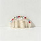 CouldNook Half Moon Stone Set Comb - Visible Tooth Profile