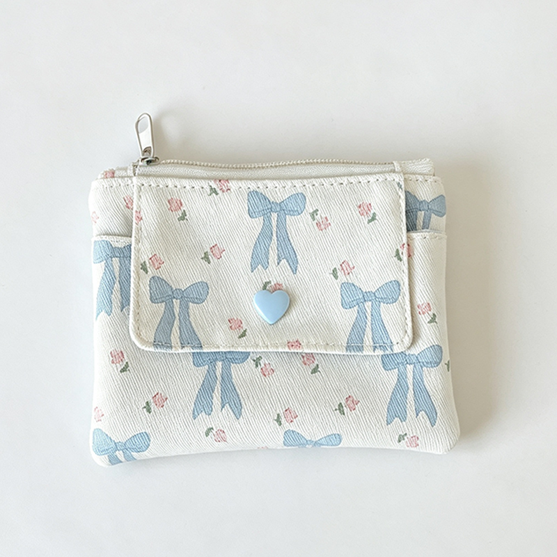 CouldNook Floral Mini Zip Organizer Bag - Practical Room Accent