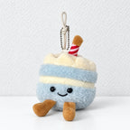 CouldNook Birthday Cake Plush Charm - Smiling Layers and Candle