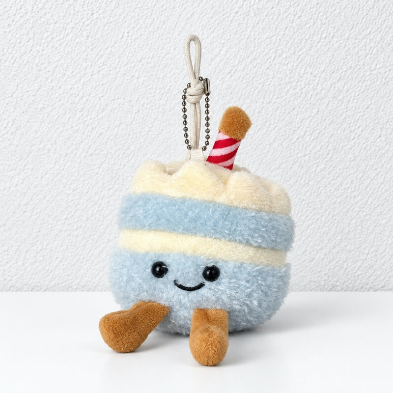 CouldNook Birthday Cake Plush Charm - Smiling Layers and Candle