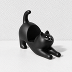 CouldNook Stretching Cat Phone Stand - Raised Tail and Outstretched Front Paws