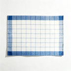 CouldNook Plaid Cotton Tea Towel - Red and Blue Woven Checks