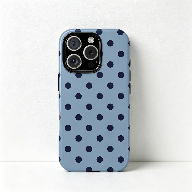 CouldNook iPhone 17 Series 2-in-1 Polka Dot Phone Case - Graphic Color Cover