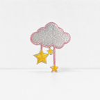 CouldNook Celestial Embroidered Patch - Stars Moons and Sky Motifs