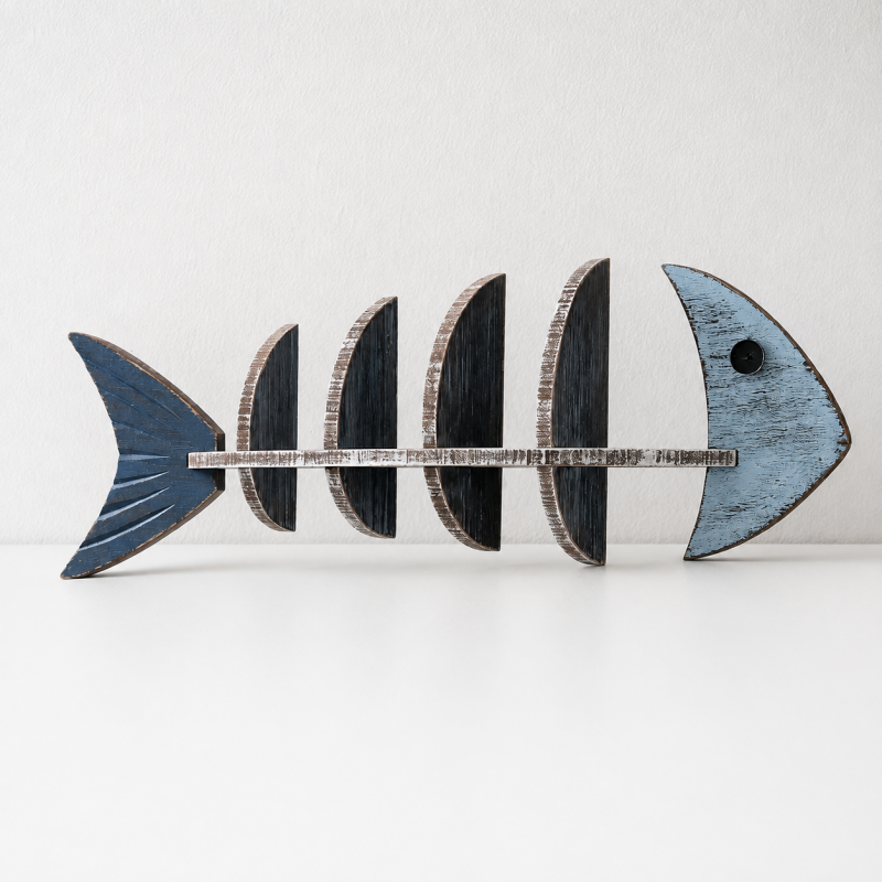 CouldNook Fish Shaped Wall Shelf - Three Display Formats