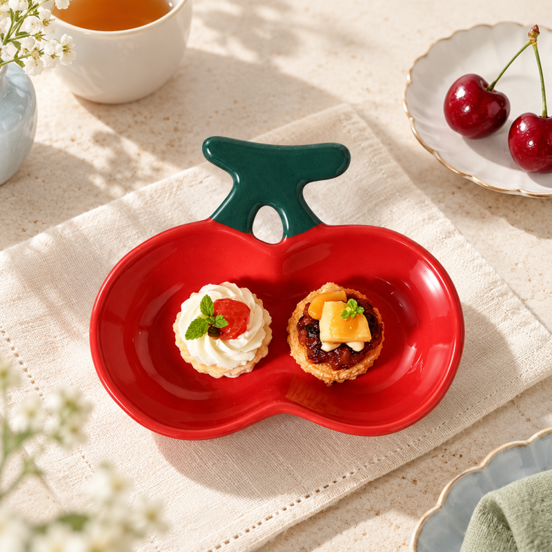 CouldNook Novelty Dipping Dish - Food and Clover Shapes