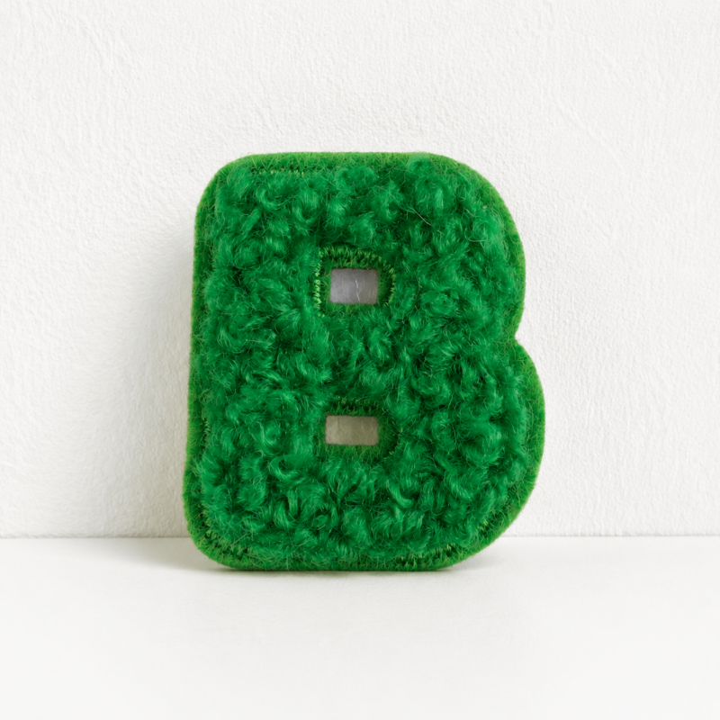 CouldNook Chenille Alphabet Patch - Colorful Letters A Through Z