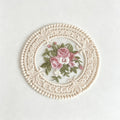 CloudNook Floral Lace Coaster‑Vintage Round Table Placemat