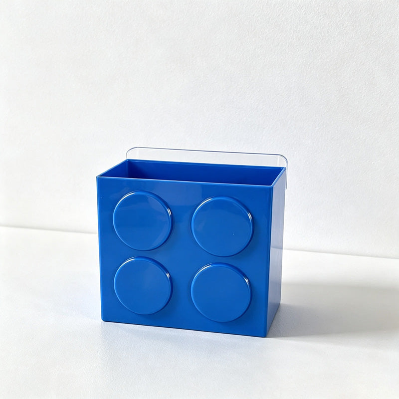 CloudNook Brick‑Shaped Storage Bin‑Magnetic Wall Organizer