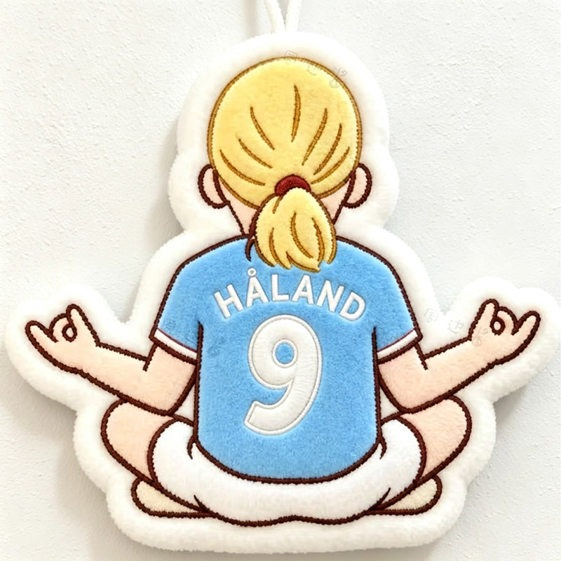 CouldNook Novelty Character Hanging Towel - Football Character Shape