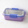 CouldNook Rectangular Lunch Box - Steel Insert and Contrasting Lid Clips