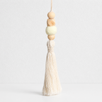 CouldNook Wood Bead Tassel Wall Hanging - Celestial Designs