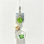 CloudNook Phone Charm Strap-Lucky Clover Bottle Pendant Design