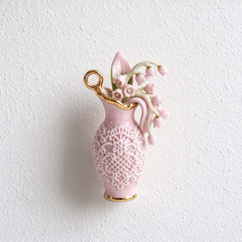 CouldNook Jewelry Pendant - Miniature Floral Vases and Decorative Charm Selections