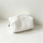CouldNook Waffle Cosmetic Pouch - Four Soft Solid Colors