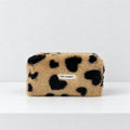 CouldNook Heart Pattern Pouch - Plush Texture and Zip Opening