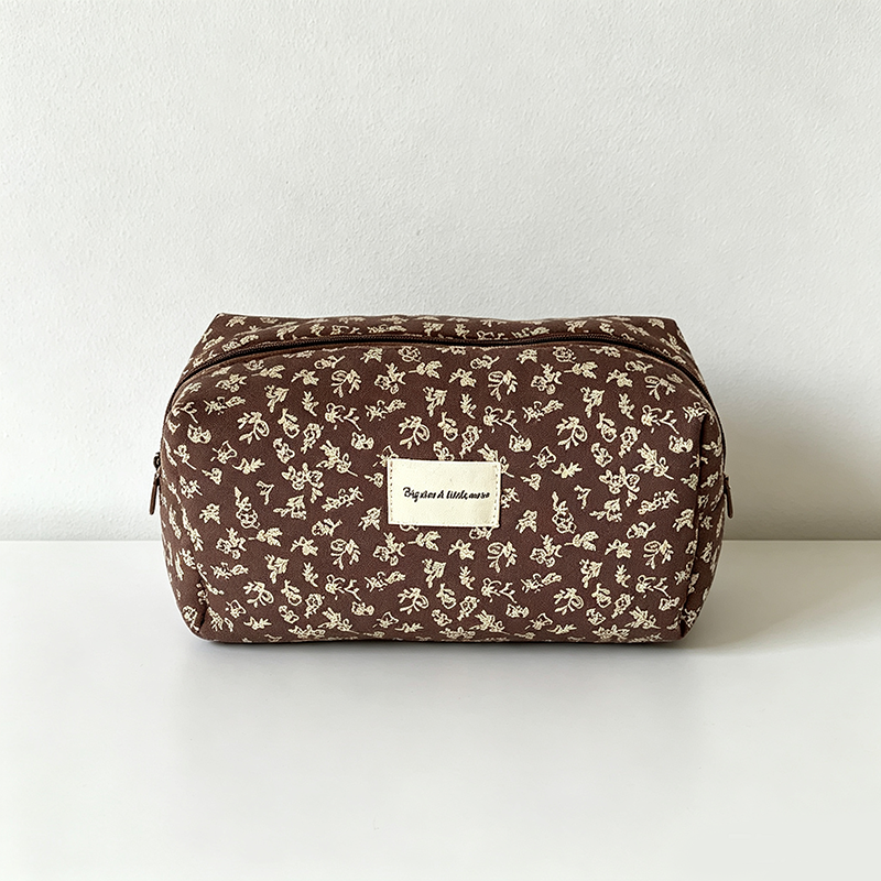 CouldNook Floral Cosmetic Bag - Vanity Storage Accent