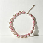 CouldNook Pink Seashell Beaded Choker - Sage Green Gift Case