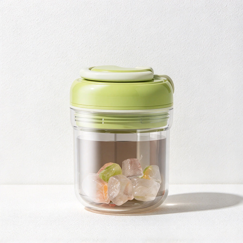 CouldNook Ice-Making Cup - Clear Body and Press-Release Lid