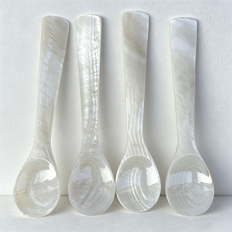 CouldNook Pearly Shell Mini Spoon - Softly Shaped Everyday Detail