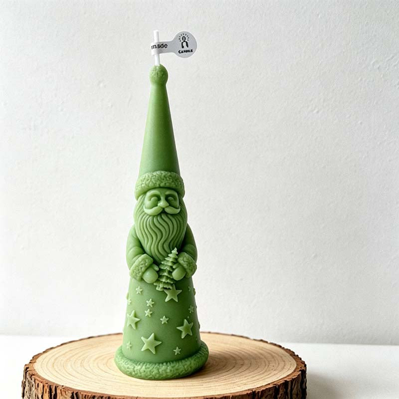 CouldNook Christmas Tree and Santa Candle - Holiday Designs