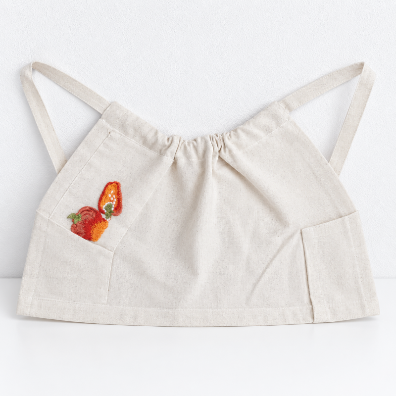CouldNook Patterned Cooking Apron - Visible Embroidered Detail Kitchen Wear