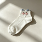 CouldNook Mixed Pattern Crew Socks - Everyday Character Accent