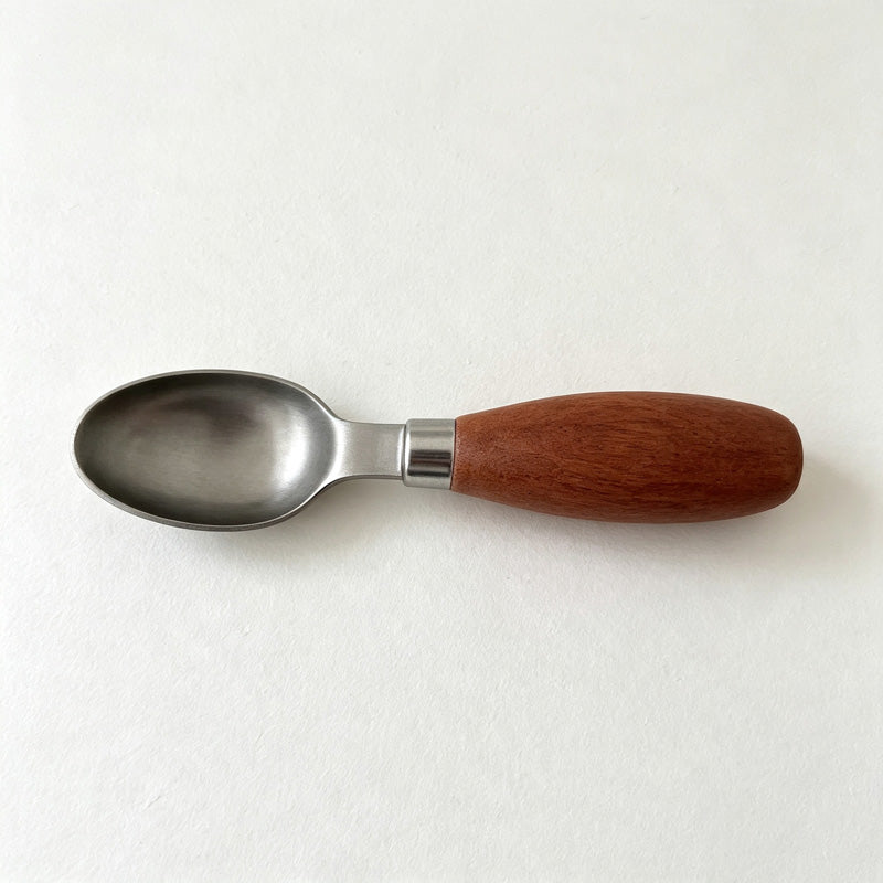 CloudNook Faux Wood Handle Ice Cream Spoon‑Kitchen Wear Accent