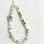 CloudNook Ocean Starfish Phone Charm‑Coastal Beaded Wrist Strap