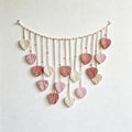 CoodNook Wall Hanging-Handwoven Boho Macrame Photo Display Decor