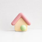 CouldNook House Wall Hook - Colorful Roof and Round Peg