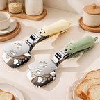 CouldNook Bear Spatula Tongs - Paw Cutouts and Locking Handle Detail